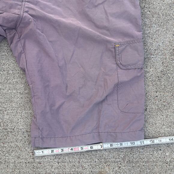 Y2K No Boundaries Swim Trunks Purple Cargo Board Shorts | Size 36 - Picture 6 of 9